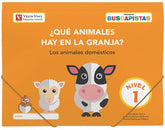 BUSCAPISTAS NIV,1 3AÑOS 20 QUE ANIMALES HAY EN LA GRANJA S | Varios Autores | 9788468242477 (Vicens Vives)